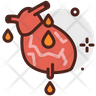 bloody heart icon png