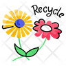 yellow flowers icon