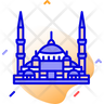 istanbul blue mosque icon png
