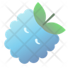 blue raspberry icon svg