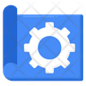 icons of blueprint setting