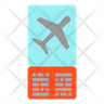 icons for boarding pass