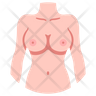 free female body part icons