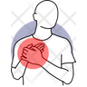 chest injury icon