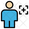 human recognition icon svg