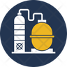 icons of oil boiler