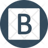 icon for bold