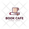 book cafe icon svg