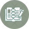 book and pen icon svg