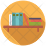 icons of bookshelf