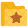 icon star folder