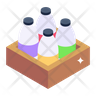 icons for bottle crate