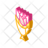 birthday bouquet icon