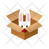 rabbit cartoon icon svg