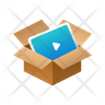 icons for unboxing video