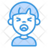 icon for boy crying