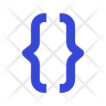 brackets curly icons free