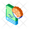 brain book icon png