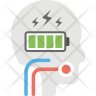 brain charging icon download