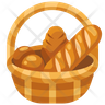 icons of bread basket