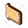 toast sliced icon svg
