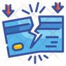 icon for break credit card