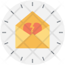 breakup message icon svg