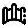 icon for broken bridge