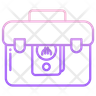 briefcase money symbol
