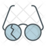 broken glasses logo