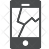 icon for broken screen
