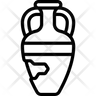 broken vase icon