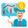 free stock brokers icons