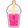 icons for bubble milk tea