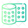 plastic bubble wrap icon