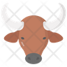 icon buffalo head