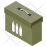 icons of ammunition box