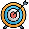 bullseye arrow icon