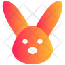 free funny rabbit icons