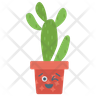 bunny ear cactus icon svg