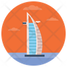 icon for dubai landmark