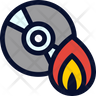 icons for burn disc