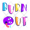 text emoji logo