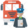 icon for bus driver
