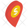 finance location symbol