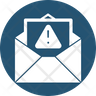spam mail icon svg