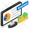 business monitor icon svg