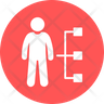 icon for standing businessman