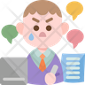 icon for busy waiter