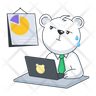 business bear emoji
